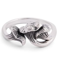 PRICES MAY VARY. Delightful Chanterelle Design: This 925 sterling silver chanterelle mushroom ring features intricately detailed gills and textured caps, with deep oxidation to highlight its natural beauty. Versatile Everyday Accessory: This mushroom ring is ideal for both daily wear and special occasions, effortlessly enhancing any outfit with a unique and playful charm. Eco-Friendly Silver Ring: Made from 100% recycled 925 sterling silver, this ring combines durability with environmental susta Eric Aesthetic, Ring Reference, Wax Casting Jewelry, Wax Carving Jewelry, Carving Jewelry, Ash Jewelry, Mushroom Ring, Wax Ring, Environmental Sustainability