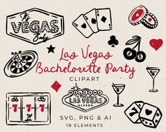 Playing Cards Doodle, Vegas Doodles, Las Vegas Illustration, Casino Clipart, Vegas Illustration, Vegas Bachelorette Party Themes, Casino Bachelorette Party, Bachelorette Vegas, Las Vegas Bachelorette Party