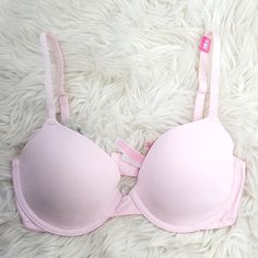 Pink Victoria's Secret Pink Wear Everwhere Demi Bra In Excellent New Condition There Are No Visible Flaws 87% Polyamide 13% Elastane Bra Victorias Secret Pink, Victoria's Secret Bra, Victoria’s Secret Pink, Victoria Secret Bra And Under Set, Sweet Board, Bras Pink, Mermaid Pearl, Pink Bras, Obx Dr