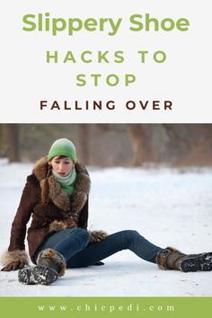 Use Our Easy Slippery Shoe Hacks to Help You Create Traction and Grips. Help To Stop Slippery Shoes and Prevent Accidents. Fall Over