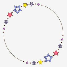 a circle with stars in the middle