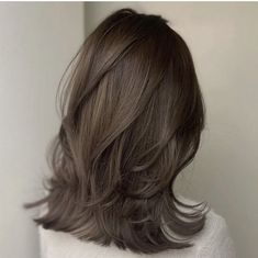 Curly Asian Hair, Brown Hair Inspiration, Rambut Brunette, Brown Hair Inspo, Haircuts For Medium Hair, Haircuts Straight Hair, Hair Inspo Color