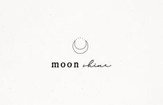 the word moon shine written in cursive writing on a white background with black ink