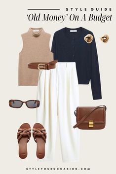 How To Dress 'Old Money' On A Budget: Spring & Summer 2024 Mode Ab 50, Budget Outfits, Capsule Wardrobe Outfits, Classic Style Outfits, Wardrobe Outfits, Fashion Capsule, Spring Summer 2024, Casual Work Outfits, Inspiration Mode