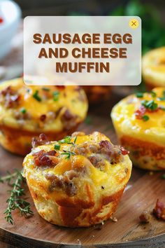 Hearty sausage, egg, and cheese muffins. Portable, protein-packed breakfast bites. Great for busy mornings. Breakfast Ideas Muffins Eggs, Egg Muffins With Sausage, Breakfast Egg Sausage Muffins, Eggs And Sausage Muffins, Egg Cheese Sausage Muffins, Breakfast For Week Meal Prep, Mini Sausage Egg Muffins, Breakfast Sausage And Eggs Recipes, Egg Bites Sausage Cheese