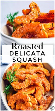 Roasted Delicata Squash Delectica Squash Recipe, Delicate Squash, Squash Butternut, Roasted Delicata Squash, Holiday Recipies, Plate Recipes, Clean Meals, Pasta Side Dishes