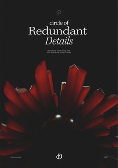 the cover of circle of redundant details, with an image of a flower