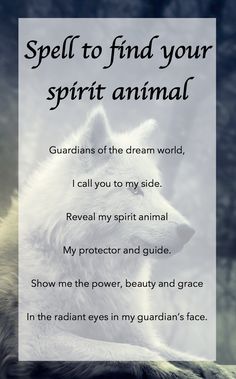 Spells To See Spirits, Find Your Spirit Animal, Witchcraft Spells For Beginners, Spells For Beginners, Witchcraft Spells, Spell Books, Witch Spirituality, Witch Stuff, Magic Spell Book