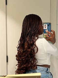 Layered french curl braids french curl braids inspo french curl, spanish curl braids inspo Colour 33 French Curl Braids, French Curl Braids With Color, Golden French Curl Braids, French Curls Color Combo, Dark Brown French Curl Braids, Spanish Curl Braids, Medium French Curl Braids, Spanish Braids, Spanish Curls