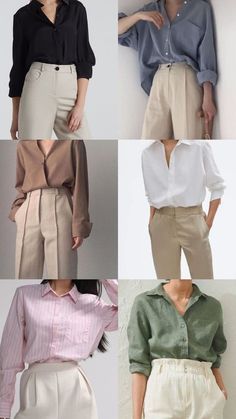 Smart Casual Women Outfits, Simple Casual Outfits, Colour Combinations Fashion, Mix Match Outfits, Color Combos Outfit