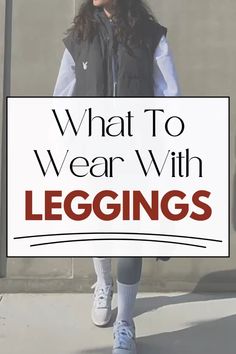 Get the full style guide with handpicked leggings outfit ideas for some added inspiration! Click to learn more👇 Aesthetic Workout Outfits, Leggings Outfit Ideas, Athleisure Trend, Gym Essentials, Leggings Outfit, Trendy Fall Outfits, Fashion Mistakes