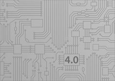 an electronic circuit board with the number forty on it royalty images and illustrations stock illustration