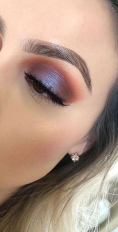 Desert Dusk Palette, Blue Makeup Looks, Makeup 2018, Huda Beauty Makeup, Makeup Tut, Purple Eyeshadow