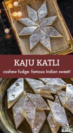 Barfi Sweet, Kaju Barfi, Indian Desert, Diwali Food, Indian Dessert, Sweet Dishes Recipes, Sweet Meat, Indian Dessert Recipes