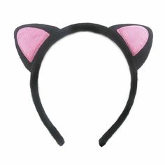 Women Girl Teen Kids Cute Hair Band Handmade Cat Ear Headband Pink Black Cute Girls Hairbands Fabric Handmade Kids Cat Ear Headband Ear Size Is About 4.5 X 6 Cm (1.77 ~ 2.36 Inch) ,Headband For Adults And Kids Eco Friendly Polyester Handmade Kids Cat Ear Headband Sweet 16 Tiara, Cat Headband, Halloween Hair Clips, Cat Ear Headband, Cat Ears Headband, Hair Accessories Set, Unicorn Hair, Crystal Headband, Handmade Kids