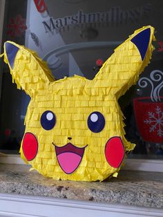 12.5 inch tall pikachu piñata Pikachu Pinata, Pokemon Pinata, Pokemon Birthday Party Ideas, Pinata Diy, Birthday Pinata, Pikachu Pikachu