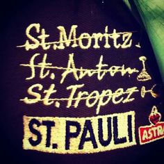 the back of a man's shirt with writing on it that says st paul