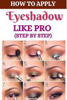 So, Trabeauli has brought you a perfect tutorial for how to apply eyeshadow. Check out the blog- Eyeshadow For Beginners, Simple Eyeshadow Looks, Eye Makeup Guide, Eyeshadow Step By Step, Eyeshadow Tips, Apply Eyeshadow, Simple Eyeshadow, Beginners Eye Makeup, Eye Makeup Techniques