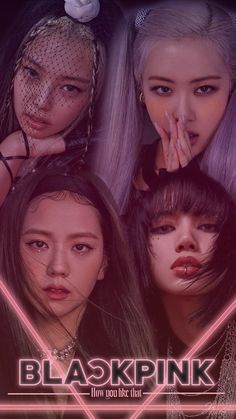 the poster for blackpink's new album, i love you like that