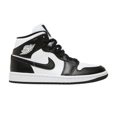 Find JORDAN Wmns 1 Mid 'panda on Editorialist. Wmns Air Jordan 1 Mid 'Panda' Air Jordans, Wmns Air Jordan 1, Air Jordan 1 Mid, Jordan 1 Mid, Air Jordan 1, Jordan 1, Air Jordan, Jordan, Great Deals