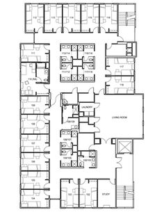 the floor plan for an office building