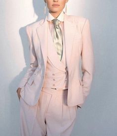 Formal Pant Suits, Formal Pant, China Garden, Women In Suits, Garden Restaurant, Pink Suit, Pantsuits For Women, Three Piece Suit, Suit Up