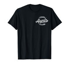 PRICES MAY VARY. Get this groovy retro design as a gifts for your best aunt, mom, grandma, or stepmom. Perfect for Mother's Day from nieces, nephews, daughters, sons, stepdaughters, and stepsons. Make your aunt feel special with this cool and stylish t-shirt. Perfect Gifts for Her: This Cool Aunts Club T-Shirt is an ideal Birthday, Christmas, or Mother's Day gifts for your aunt, mom, grandmother, stepmom, or mother-in-law. Browse our brand for more unique and thoughtful gifts for the special wom Nephew Shirts, Best Auntie Ever, Best Aunt, Aunt Shirts, Groovy Retro, Club T Shirt, Mothers Day Shirts, Kids Luggage, Mother In Law