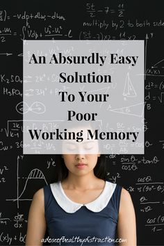 Living with ADHD often includes dealing with a poor working memory. Learn my easy peasy solution to make life easier + improve your working memory. Memory Games For Adults, Learning Differences, Games For Adults, Executive Functioning, School Psychology