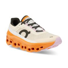 Women's Cloudmonster | Orange | On United States On Cloud Monster Shoes Outfit, Colorful On Clouds Shoes, Orange On Cloud Shoes, On Cloud Cloudmonster, Multicolor Non-slip Running Shoes, Cloud Shoes, Cushioned Running Shoes, Fun Run, Running Shoes