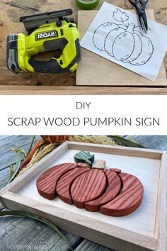 Easy Wood Projects For Beginners Simple, Christmas Crafts Signs, Unique Fall Craft Ideas, Easy Fall Wood Crafts To Sell, Wooden Fall Crafts, Christmas Wood Projects, Scrap Wood Diy, Holiday Woodworking Projects, Fall Pumpkin Sign