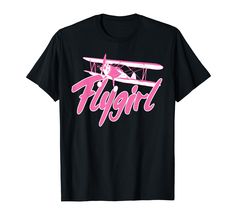 a black t - shirt with pink lettering that says,'flygirl'on it