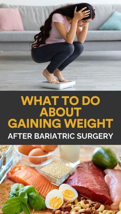 Gaining weight after bariatric surgery can be a frustrating. While bariatric surgery is an effective tool to help you slim down and can help you lose at least 50% of your excess body weight, it doesn’t mean you will effortlessly keep the weight off forever. Take a look at this post now to learn what you can do about weight regain after bariatric surgery! What To Eat After Bariatric Sleeve, Bariatric Basics, Ozempic Diet, Bariatric Meals, Lost 50 Pounds