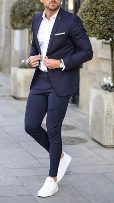 Suits And Sneakers, Mens Casual Suits, Formal Mens Fashion