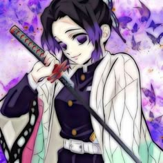 Insect Hashira, Kocho Shinobu, All Wallpaper, Shinobu Kocho, Kimetsu No Yaiba, Demon Slayer, Fan, Purple