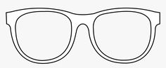 a pair of glasses that are black and white, with no frames on the front