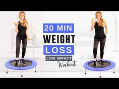 Rebounding Trampoline, Dumbbell Weights, Easy Workouts For Beginners