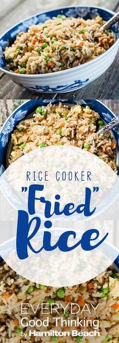 rice cooker fried rice is an easy and delicious way to make it in less than 30 minutes