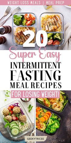 20 super easy and healthy meal ideas for losing weight