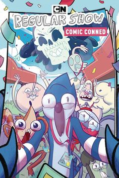 Regular Show Original Graphic Novel Vol. 6: Comic Conned: Comic Conned  Ndah Mbawa @ Happier Every Chapter Mordecai And Rigby, Adventure Time Comics, Action Hero, Cartoon Network Shows, School Creative, Original Movie, Once In A Lifetime, Book Collection