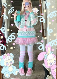 Fem Clothes, Pop Kei, Soft Kidcore, Yume Kawaii, Hat Aesthetic, Yami Kawaii, Pastel Colour Palette, My Little Pony Characters