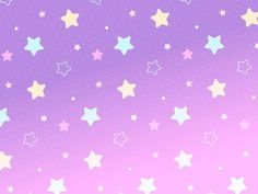 pastel stars on a purple and pink background