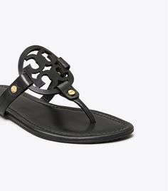 Tory Burch Miller Sandal, Leather: Women's Shoes Tory Burch Sandals Outfit, Tory Burch Sandals Black, 2025 Wishlist, Tory Burch Black Sandals, Cork Footbed Sandals, Miller Sandal, T Strap Flats, Woven Sandals, Tory Burch Sandals