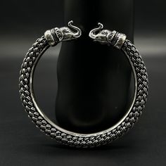 Name of product: Silver Elephant bracelet. WEIGHT: 55 grams. Inner Width:  6.5 centimeters (Adjustable) FREE EXPRESS SHIPPING -----Feedback::- A satisfied customer is our top priority and your feedback forms the backbone of our success. Don't forget to give positive feedback along with good ratings. Thank You Silver Symbolic Bracelet With Oxidized Finish, Silver Symbolic Bracelets With Oxidized Finish, Symbolic Silver Bracelet With Oxidized Finish, Silver Kada For Men, Silver Kada, Silver Elephant, Elephant Bracelet, Mens Bracelet Silver, Silver Elephants