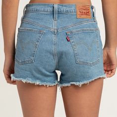 Nwt Levi’s 501 High Rise Womens Denim Shorts Raw Hem Button Fly Waist Size 24 Smoke Free Home Denim Non-Stretch 100% Cotton 5-Pocket Styling Arcuate Stitching No Stains Never Worn High Rise Fitted Through The Hip Levi’s 501, Levi Shorts, Denim Shorts Women, High Rise, Jean Shorts, Denim Shorts, Womens Shorts, Women Shopping, Blue