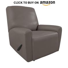 a gray recliner chair with the words click to buy on amazon