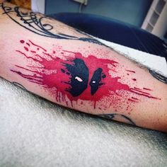 Simple Couples Tattoos, Splatter Tattoo, Deadpool Tattoo, Robot Tattoo, Comic Book Tattoo, Indie Tattoo, Spiderman Tattoo, Soulmate Au, Tattoos Infinity