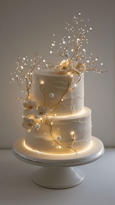 Birthday Wedding Cake, Wedding Cakes Harry Potter, Wedding Birthday Cake, Purple And Gold Wedding Cakes Elegant, Simple Wedding Cake Decor, How We Wonder What You Are Cake, Wedding Cake Farmhouse, Wedding Cake With Fairy Lights