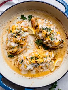 Chicken Chesapeake consists of seared chicken topped with crab and cheese that is baked in the oven and served with Old Bay cream sauce. Meaty Meals, Chicken Cutlet, Creamy Crab, Game Hen, Cheesy Mashed Potatoes, Sauce Chicken, Citrus Chicken, Old Bay, Winner Winner