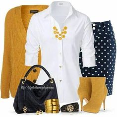 OOTD Yellow Cardigan, Work Wardrobe, Business Attire, Office Outfits, Look Chic, Smart Casual, Look Fashion