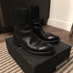 Vince Men’s Boots . Made In Italy . 100% Leather . Size 41 Eur ( Us -8) . Please Do Not Hesitate To Ask Questions . Men’s Boots, Ask Questions, Please Do, Boots Men, Riding Boots, Leather Men, Men's Shoes, Shoe Boots, In Italy